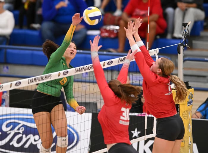 Mater Dei's big block was tough to overcome.